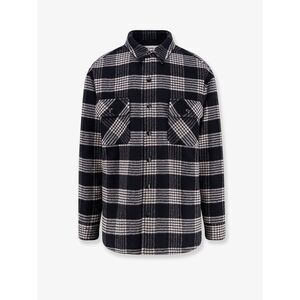 Celine Men Quilted Overshirt Wool Shirt